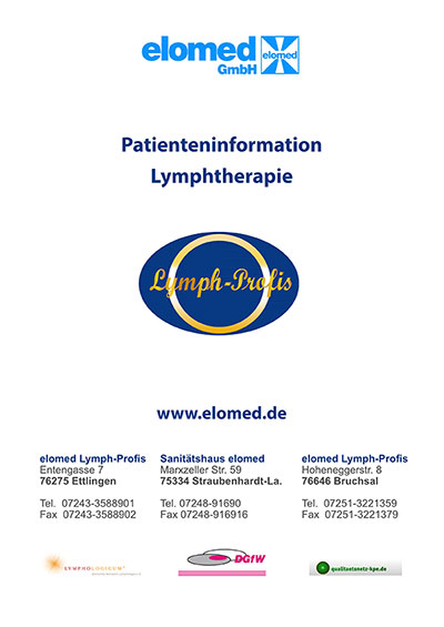 Patienteninfo Lymphtherapie titel